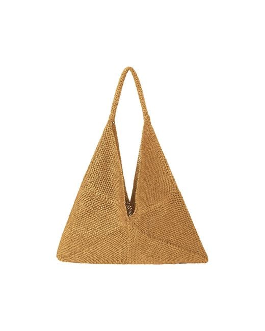 A.L.C. Yellow Sid Raffia Bag