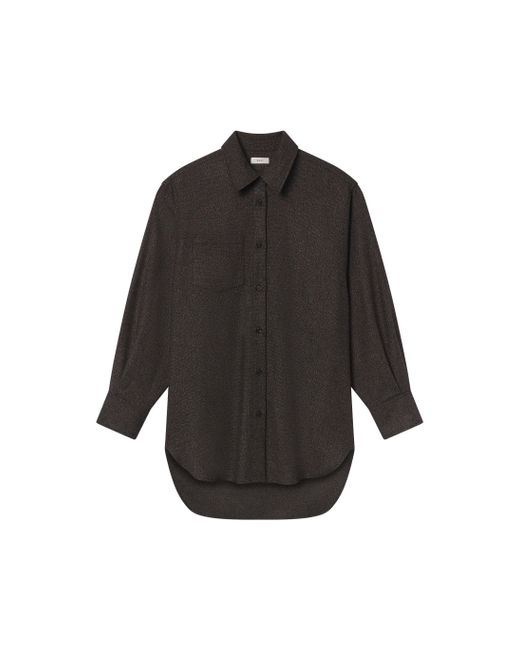 A.L.C. Gray Spence Wool Marled Top