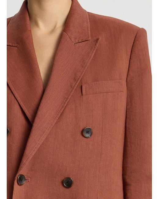 A.L.C. Red Declan Linen Jacket