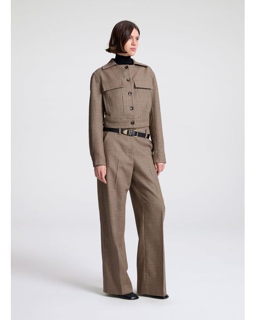 A.L.C. Multicolor Liam Wool Tailored Pant