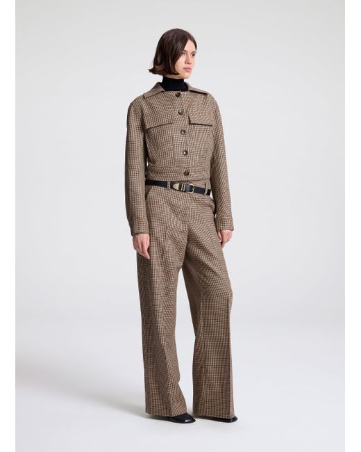 A.L.C. Multicolor Liam Wool Tailored Pant