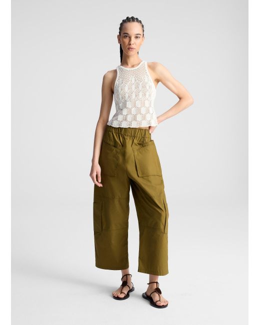 A.L.C. Natural Owen Cropped Utility Pant