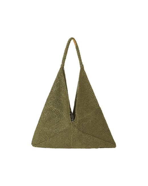 A.L.C. Green Sid Raffia Bag