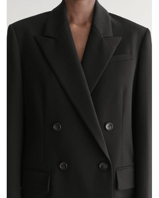 A.L.C. Black Calla Oversized Tailored Jacket