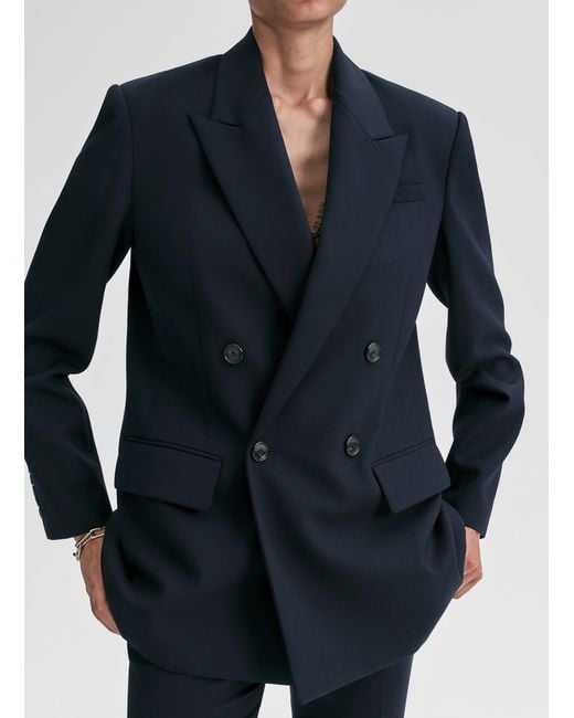 A.L.C. Blue Calla Oversized Tailored Jacket