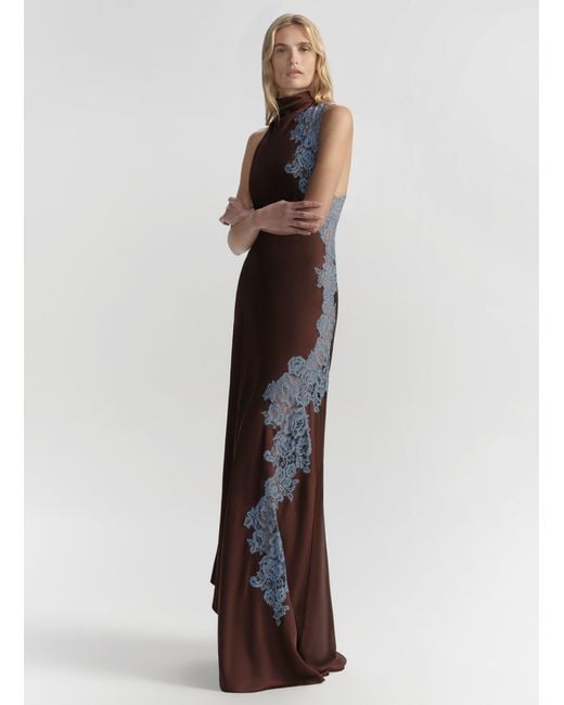 maroon lace long sleeve prom dress Burgundy Long Sleeves Prom Dresses Tulle Ball Gowns Lace Appliques main image 0