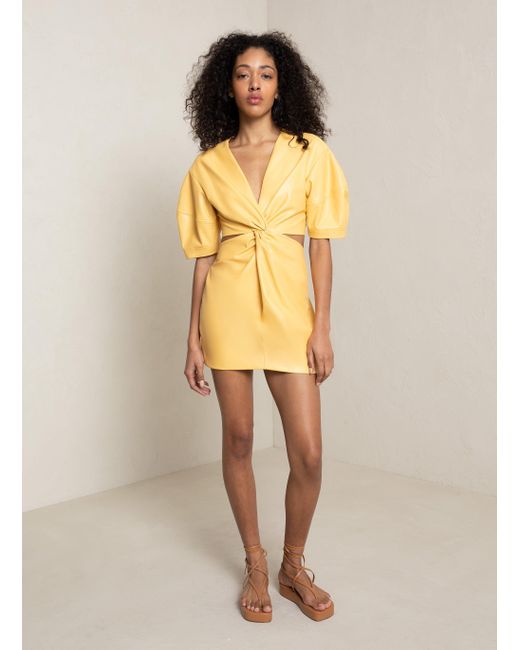 A.L.C. Alex Vegan Leather Dress | Lyst