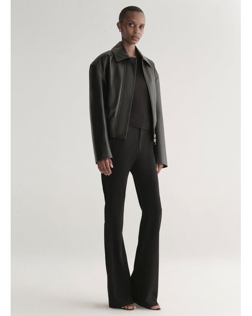 A.L.C. Gray Otto Leather Jacket