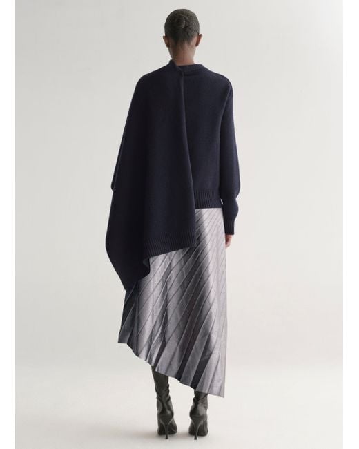 A.L.C. Black Tracy Metvegan Leather Skirt