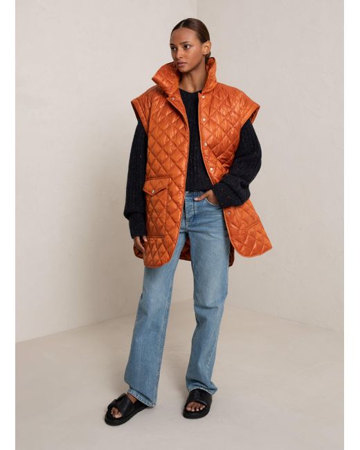 A.L.C. Harley Convertible Jacket in Orange Lyst