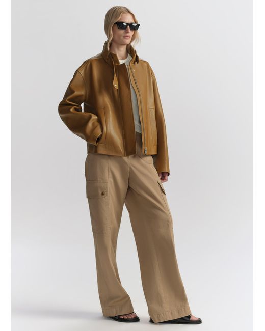 A.L.C. Brown Hudson Leather Jacket