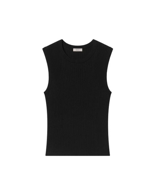 A.L.C. Blue Mick Fine Merino Knit Top