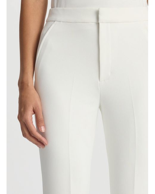 A.L.C. White Sophie Ii Stretch Tailored Pant