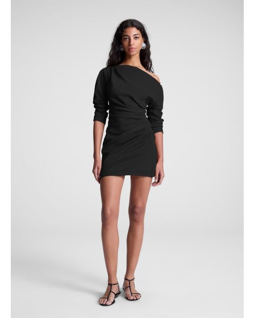 chinese dress ladies Leonora Linen Mini Dress  SEROYA
