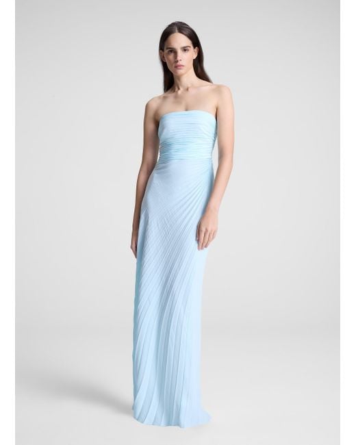 Bianca Strapless Dress | Cherry Red