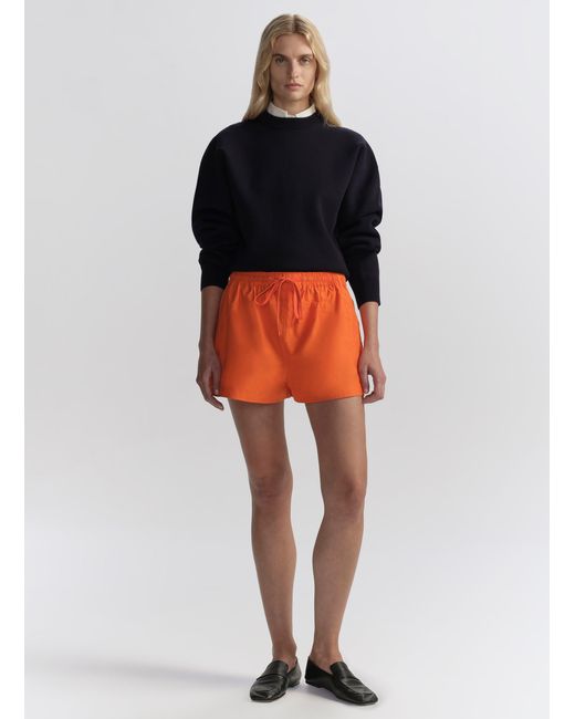 A.L.C. Red Camden Drawstring Short