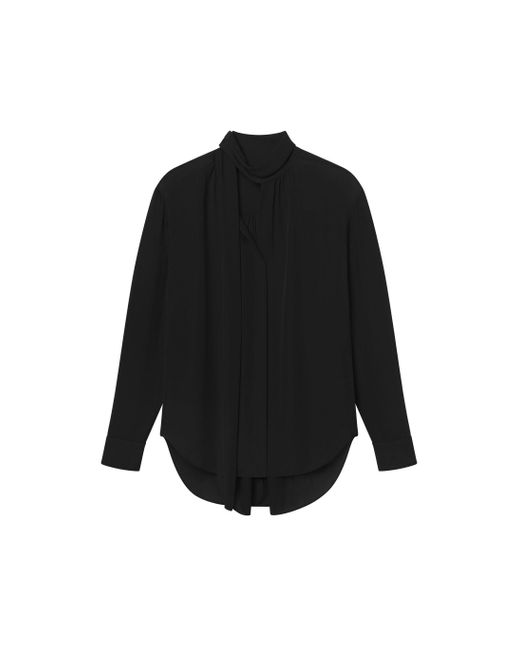 A.L.C. Blue Vivi Silk Top