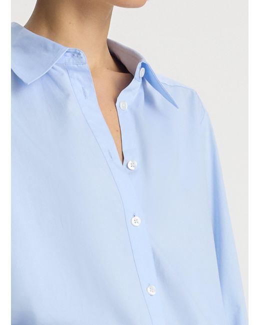 A.L.C. Blue Aiden Cotton Shirt