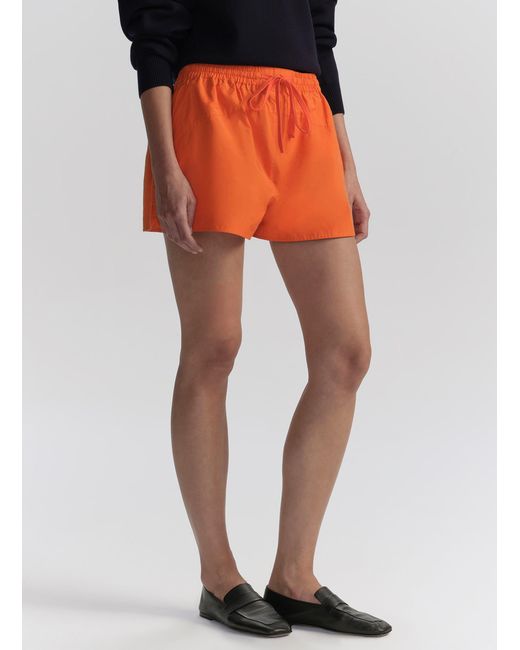 A.L.C. Red Camden Drawstring Short