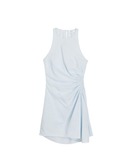 A.L.C. White Rue Linen Mini Dress