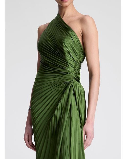 strapless open back dress Rent ASOS DESIGN Halter Neck Grecian Pleated Skirt Maxi Dress In Pastel  Blue main image 1