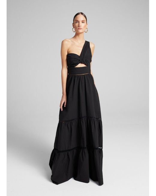 alc piper one shoulder dress