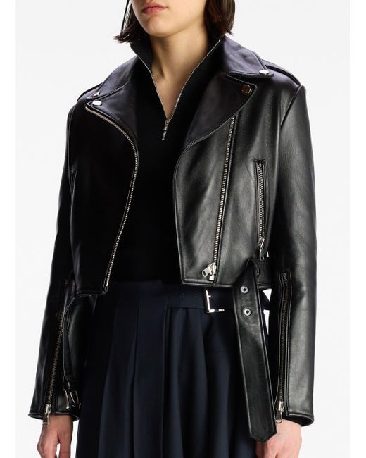 A.L.C. Black Monroe Leather Jacket
