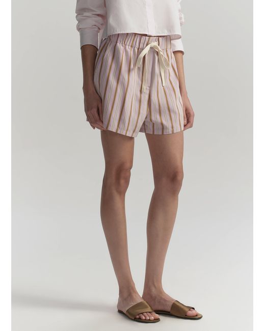 A.L.C. Multicolor Casey Striped Drawstring Short