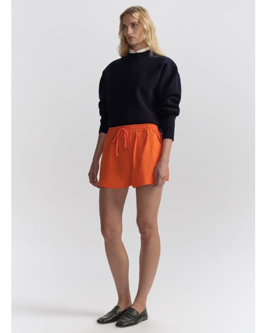 A.L.C. Red Camden Drawstring Short