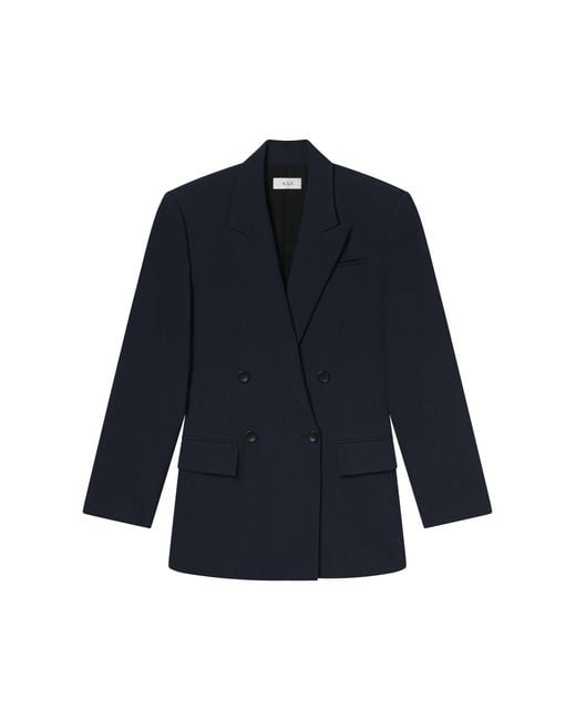 A.L.C. Blue Calla Oversized Tailored Jacket