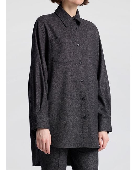 A.L.C. Gray Spence Wool Marled Top