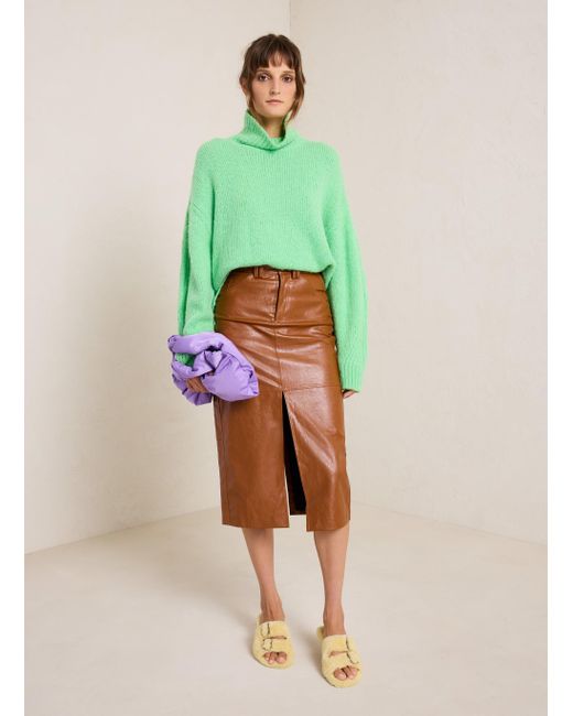 A.L.C. Multicolor Alden Vegan Leather Skirt