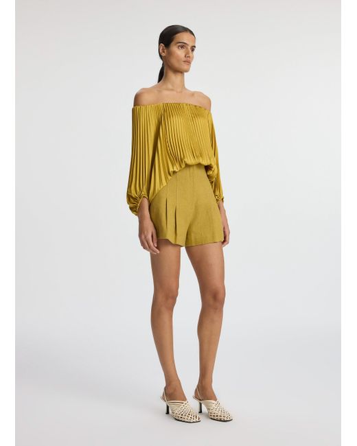 A.L.C. Yellow Sienna Top