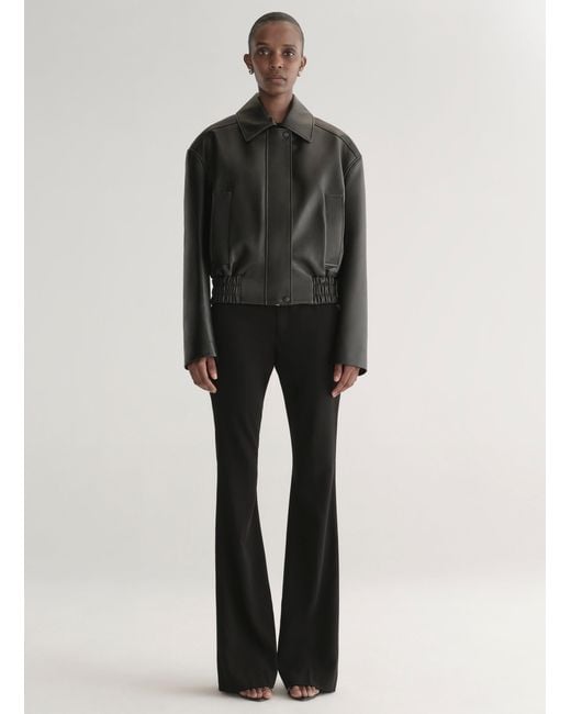 A.L.C. Gray Otto Leather Jacket