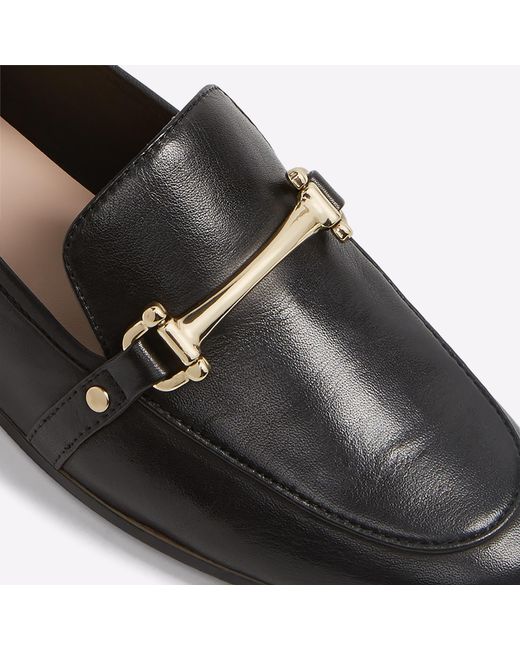 aldo gold loafers