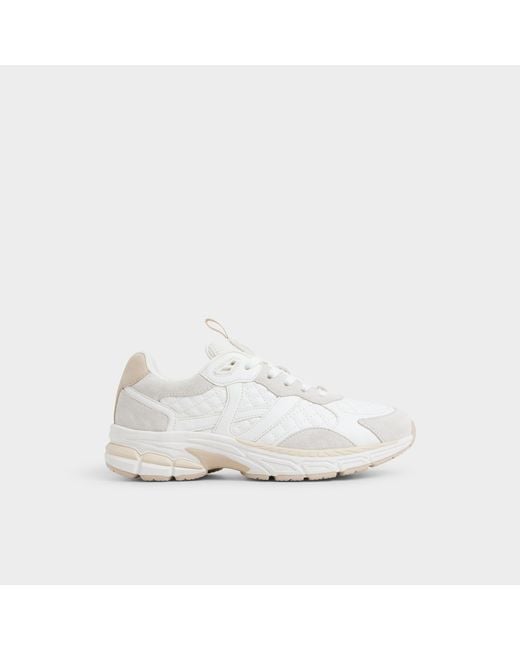 ALDO Women's White Pillowsnkr-L