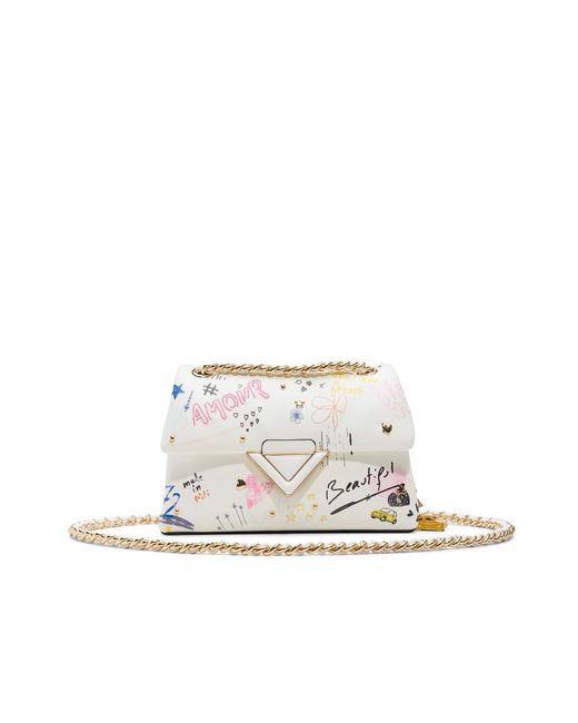 ALDO White Doodlesoftpufff