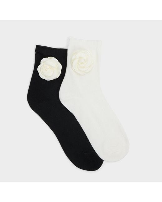 ALDO Black Rosettesocks