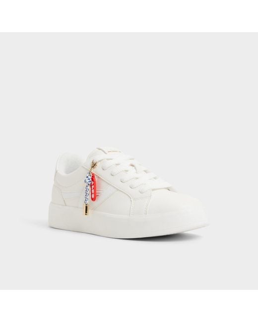ALDO White Mtl72sneaker-l