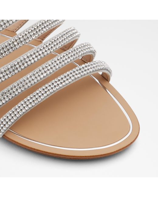 aldo droelian rhinestone slides