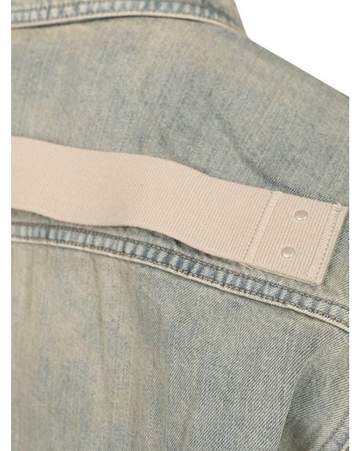Rick Owens Gray Concordians Jumbo Outershirt for men
