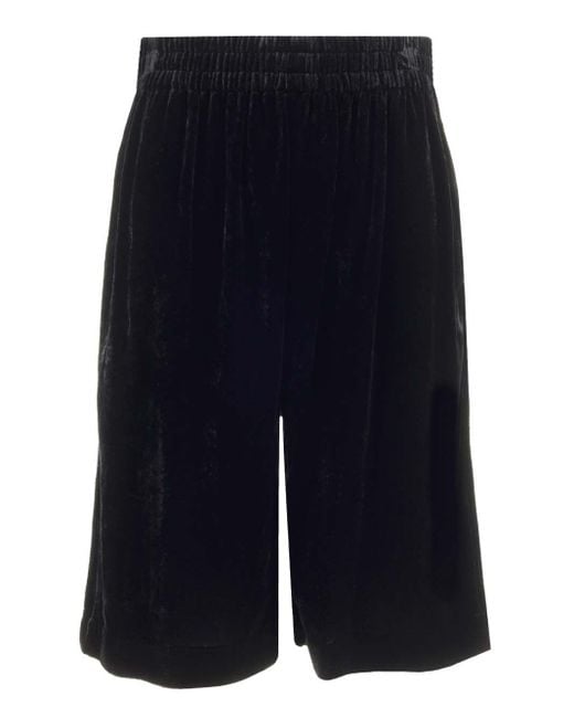 Chloé Blue Velvet Culottes