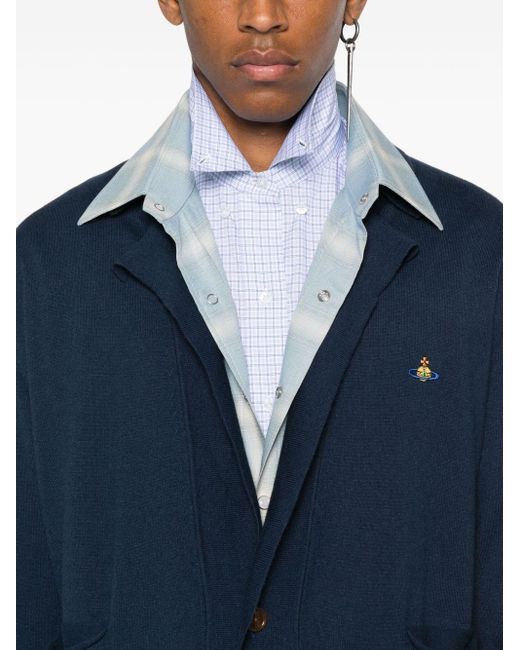 Vivienne Westwood Blue Samuel Cardigan for men