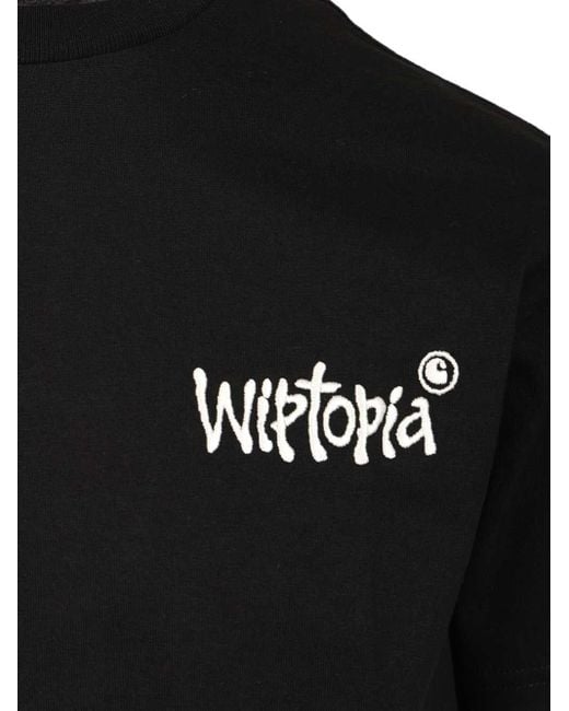 Carhartt Black "wiptopia Script" T-shirt