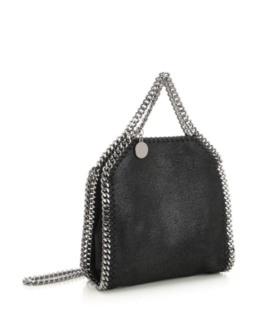 Stella McCartney Black Falabella Micro Tote Bag