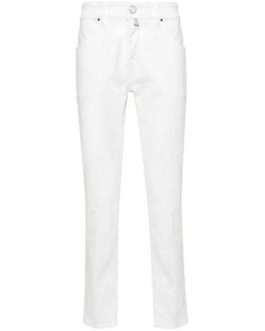 Jacob Cohen White "scott" Trousers for men