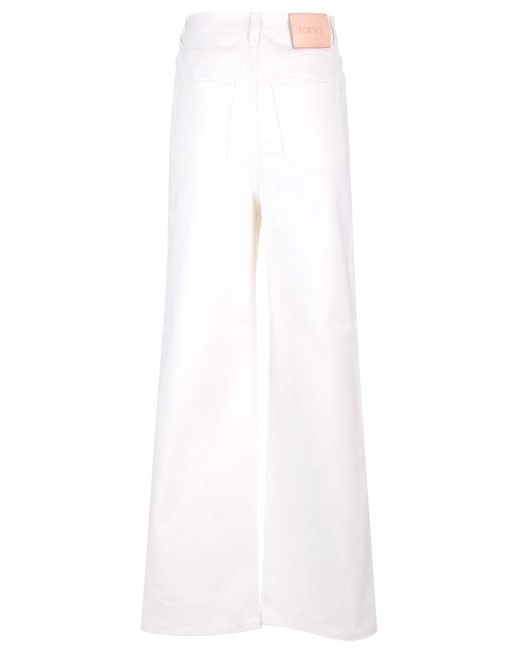 Loewe White High-waisted Jeans