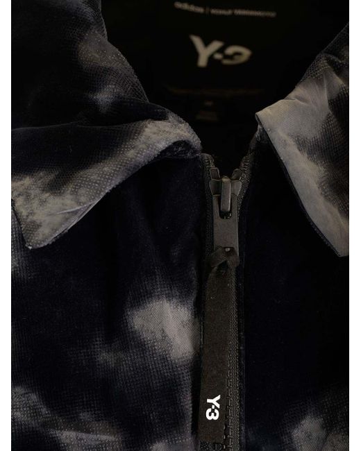 Y-3 Black And Camouflage Jacket Duvets And Padded Items for men