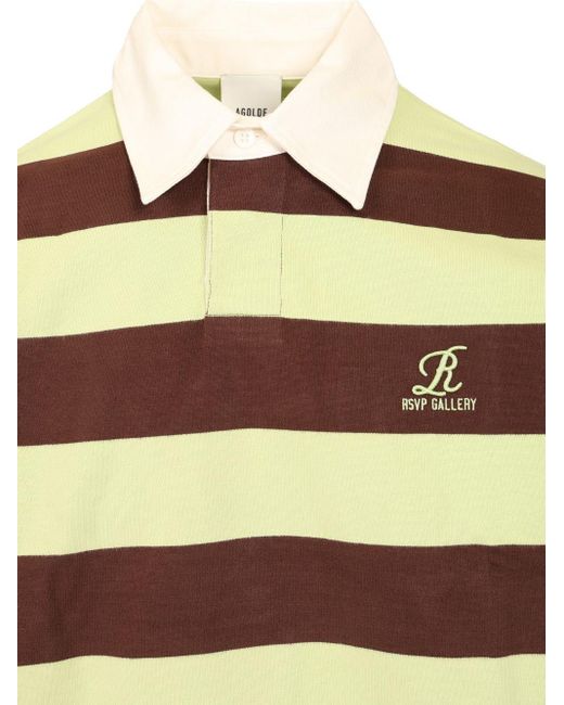 Agolde Black Rugby Polo for men