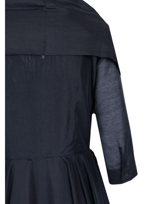 Al Duca D'aosta Blue Shirt Dress